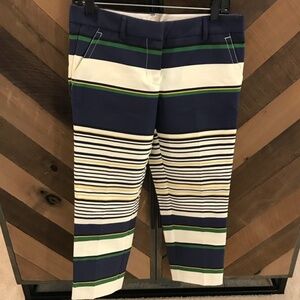 J. Crew striped capris